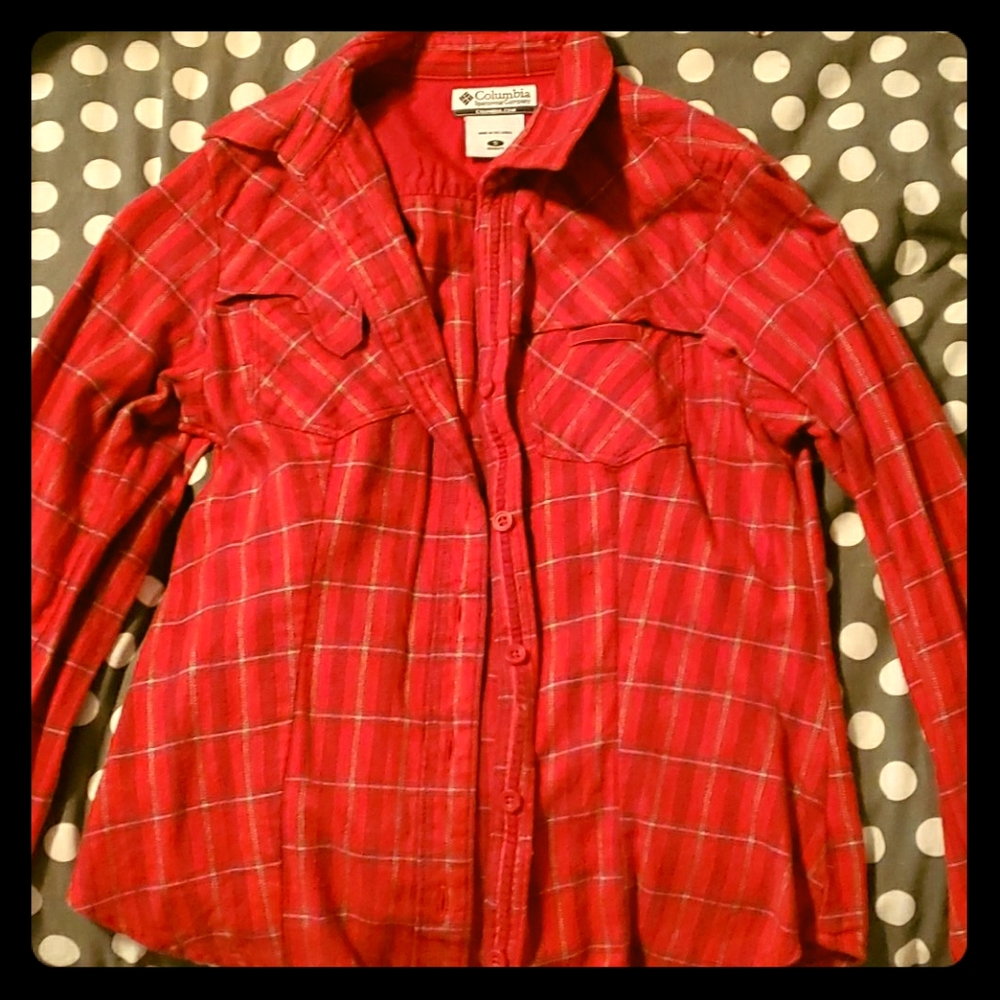 Columbia red flannel